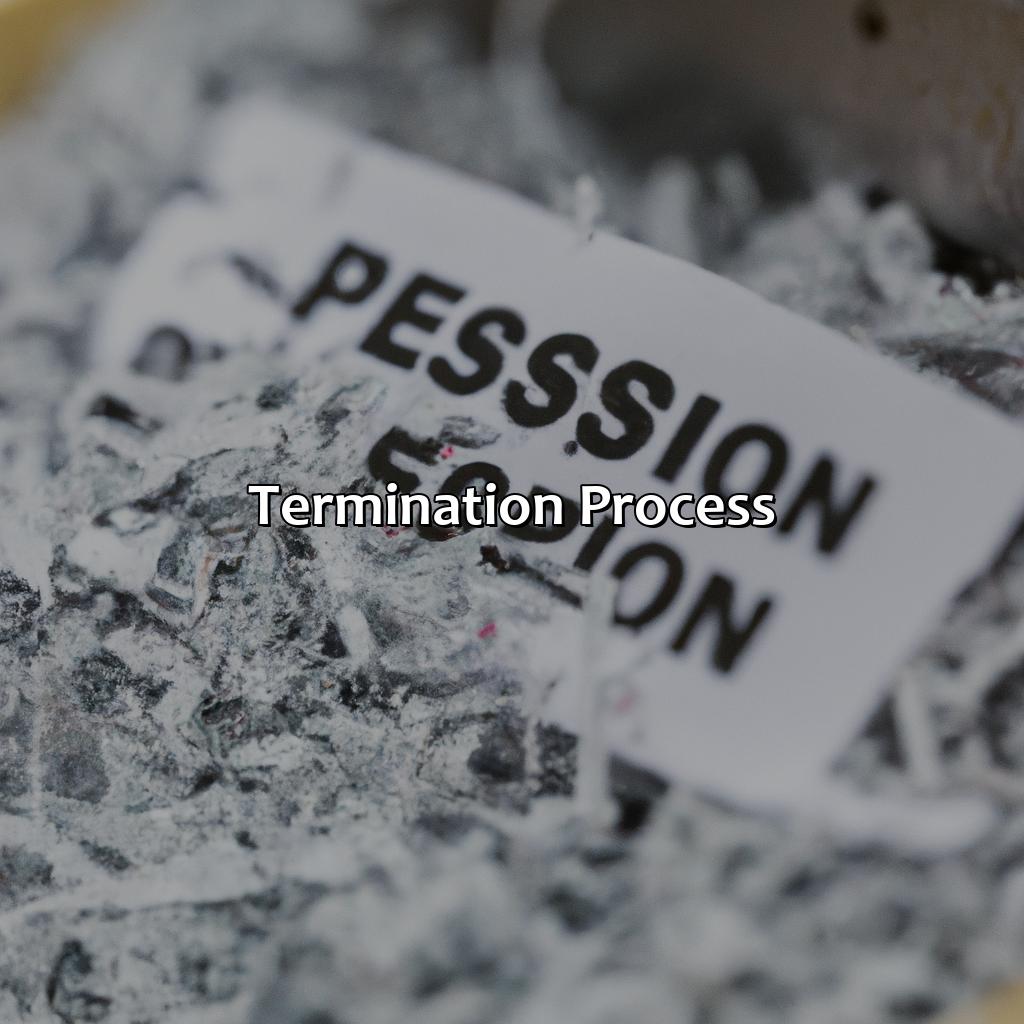 Termination Process-what happens to my pension if i am terminated?, 