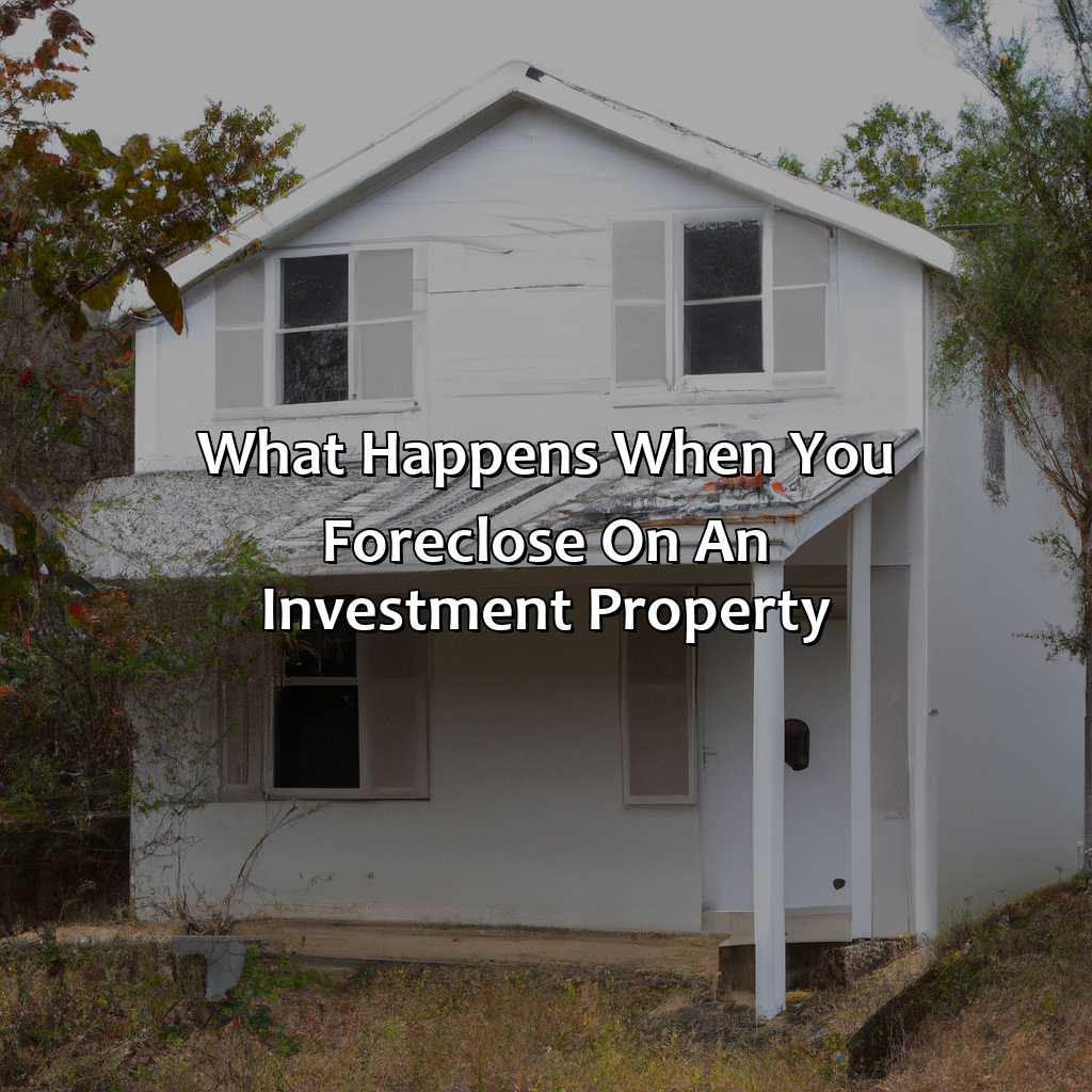 What Happens When You Foreclose On An Investment Property?