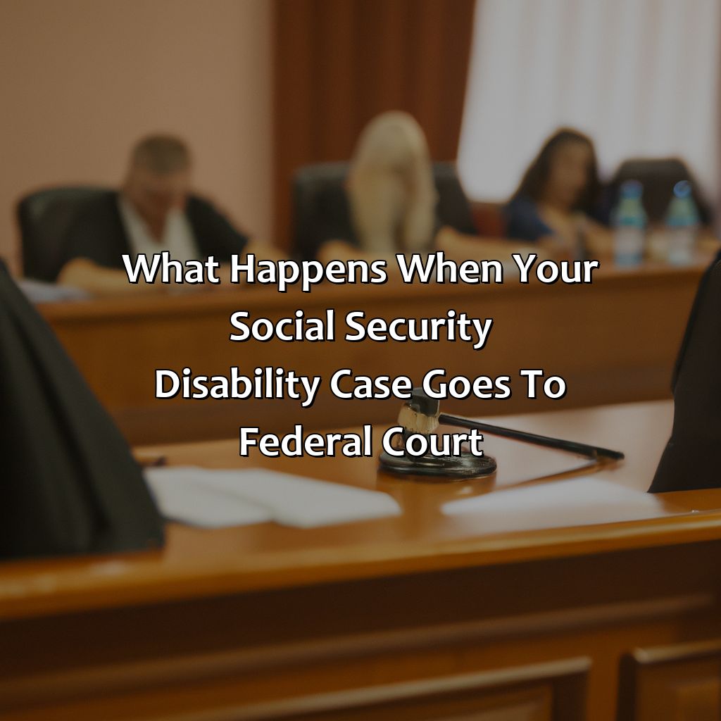 What Happens When Your Social Security Disability Case Goes To Federal Court?