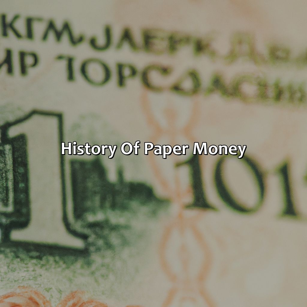 History of Paper Money-what investment is similar to the first paper money?, 