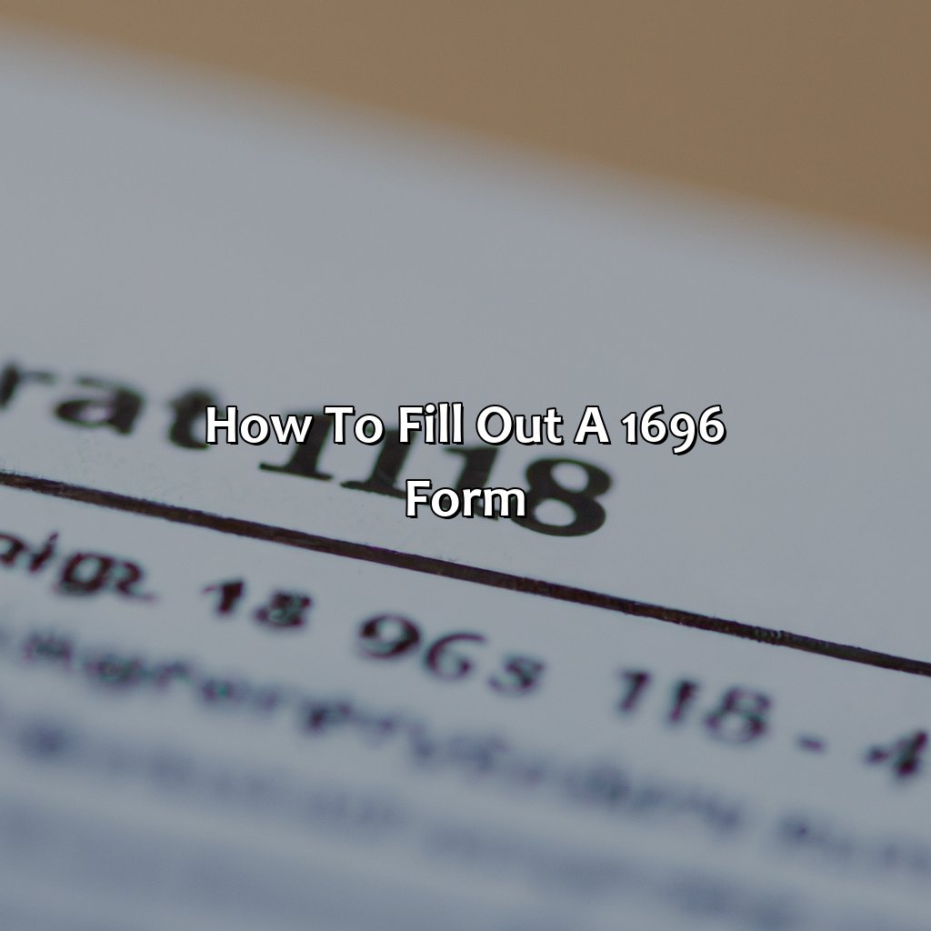 How to fill out a 1696 form-what is a 1696 form from social security?, 