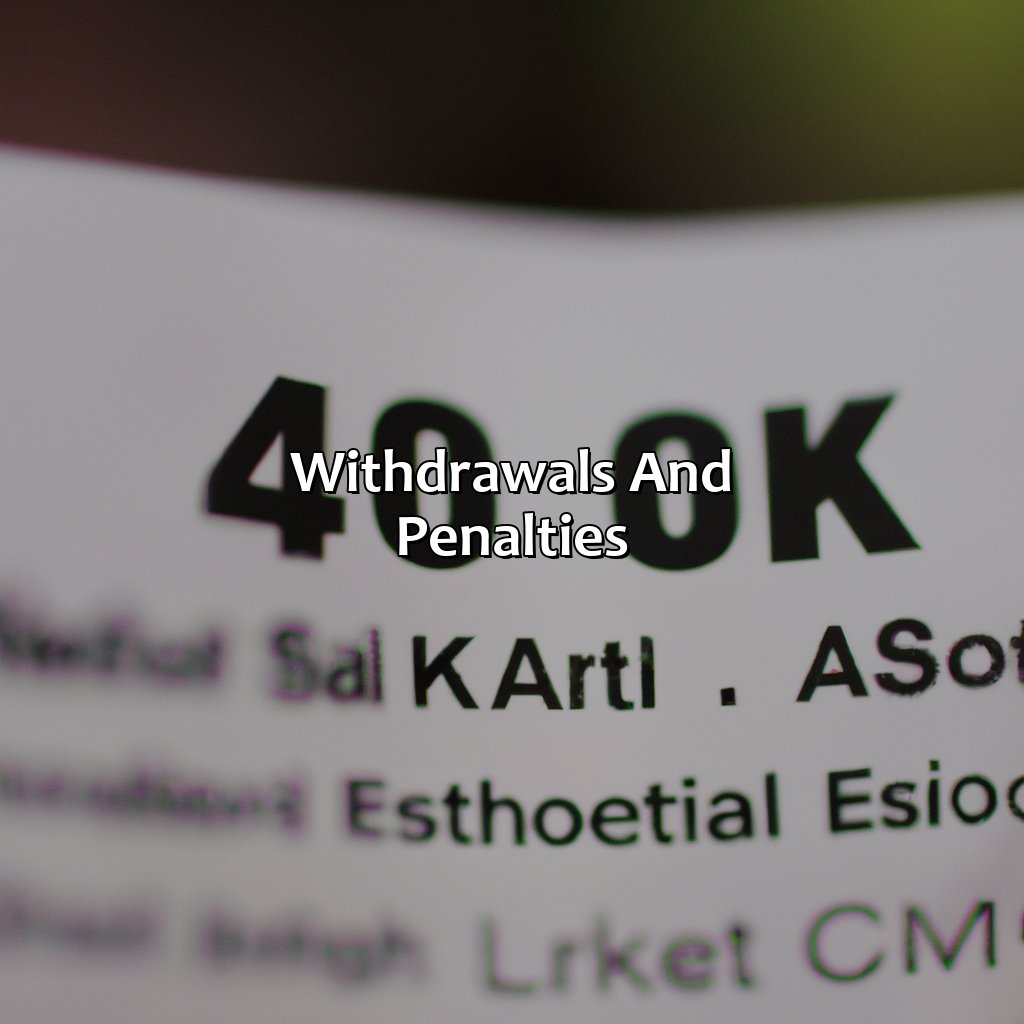 Withdrawals and penalties-what is a 401k investment?, 