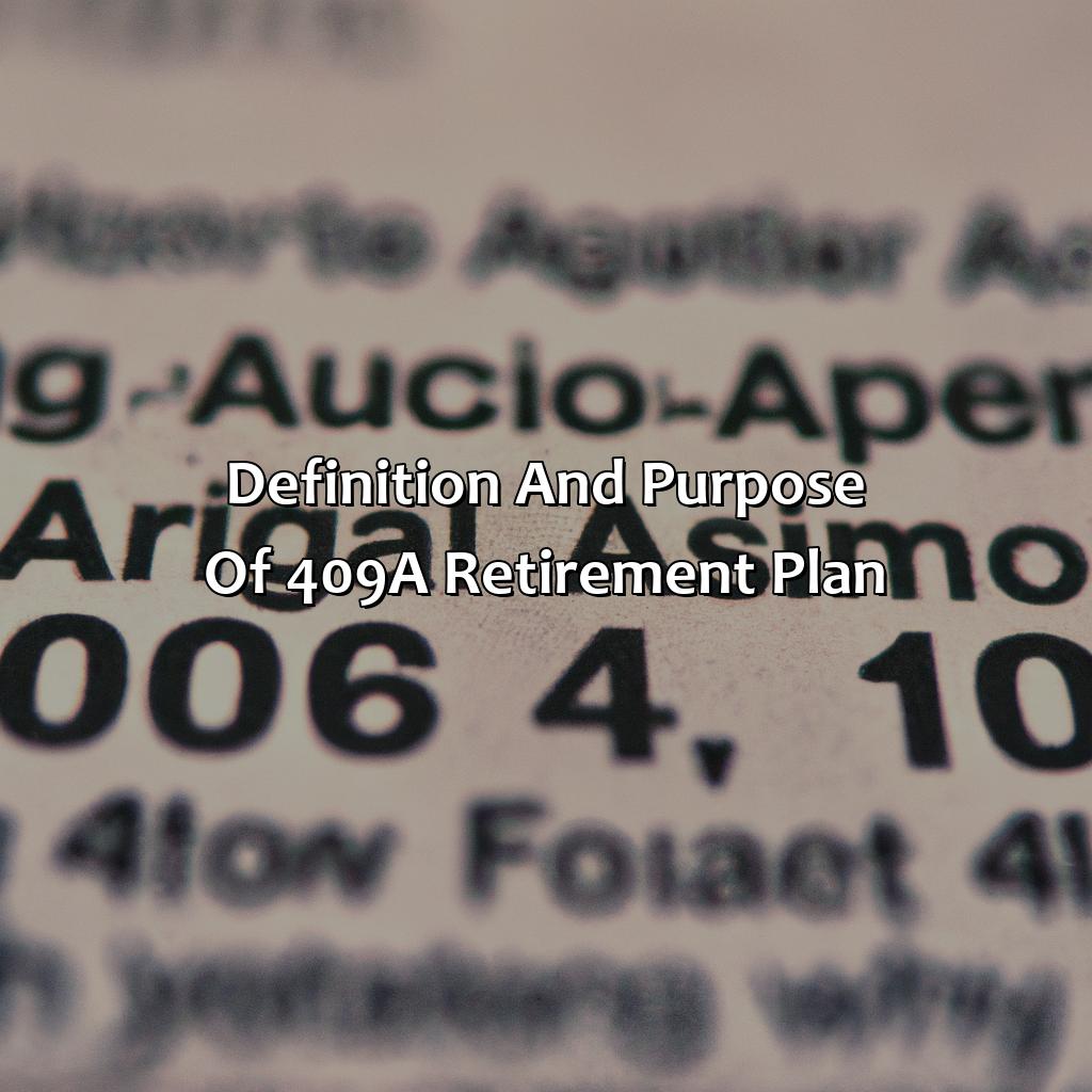 Definition and Purpose of 409A Retirement Plan-what is a 409a retirement plan?, 