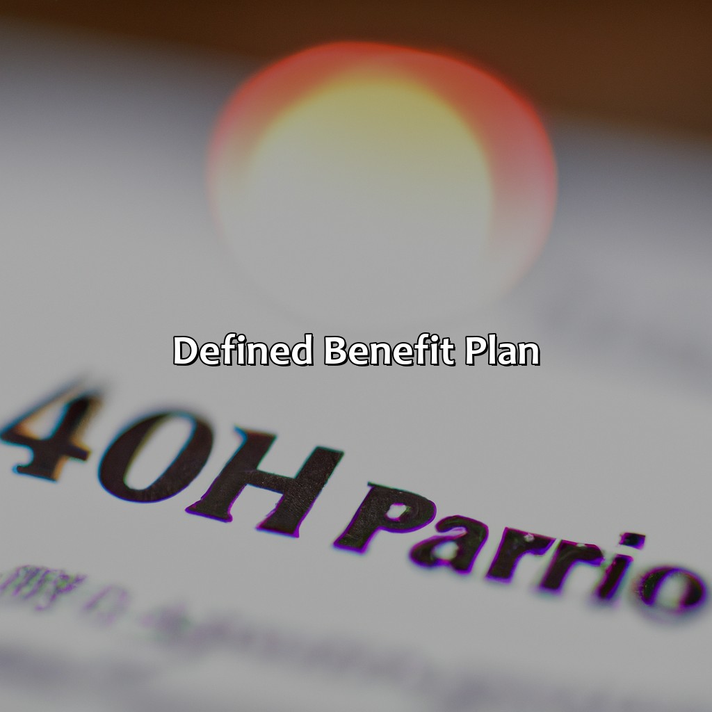 Defined Benefit Plan-what is a 414h pension plan?, 