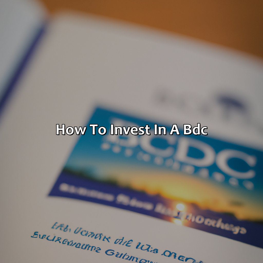 How to invest in a BDC-what is a bdc investment?, 