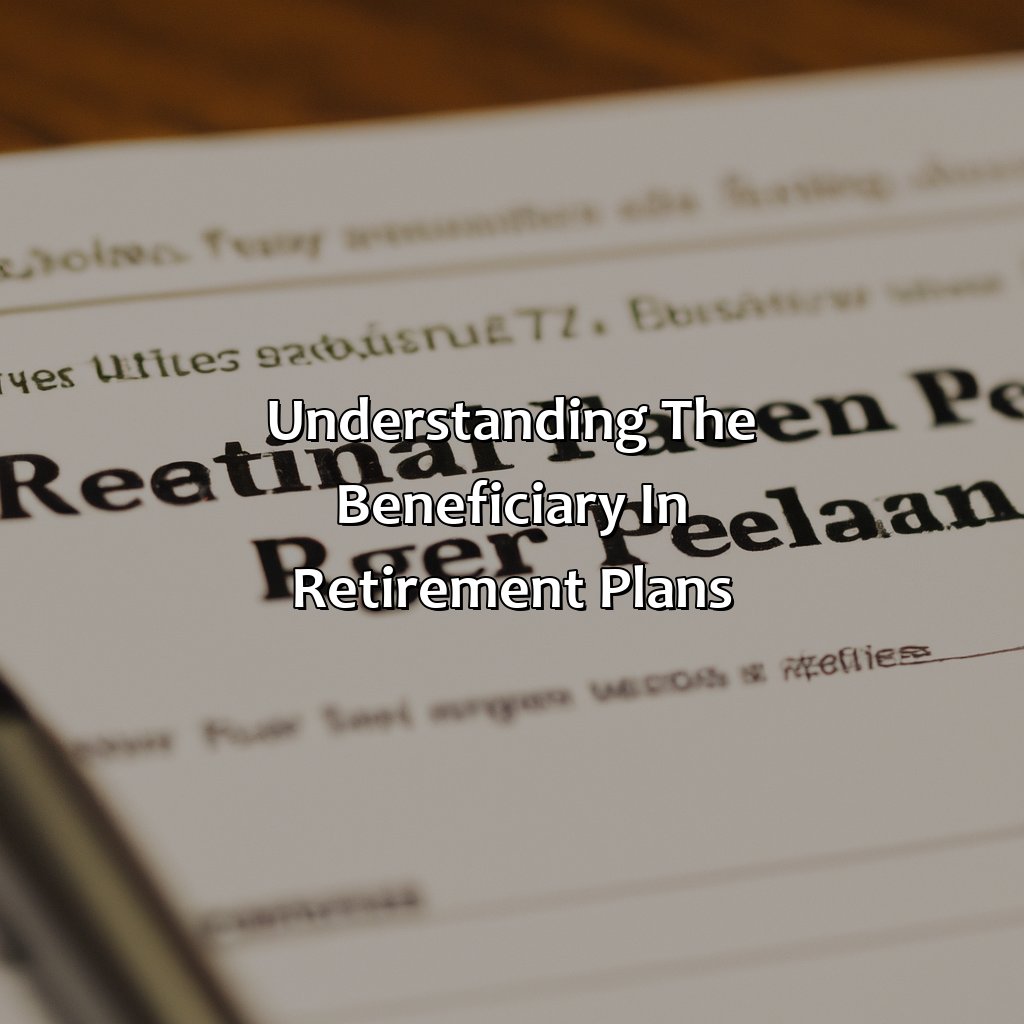 Understanding the Beneficiary in Retirement Plans-what is a beneficiary in a retirement plan?, 