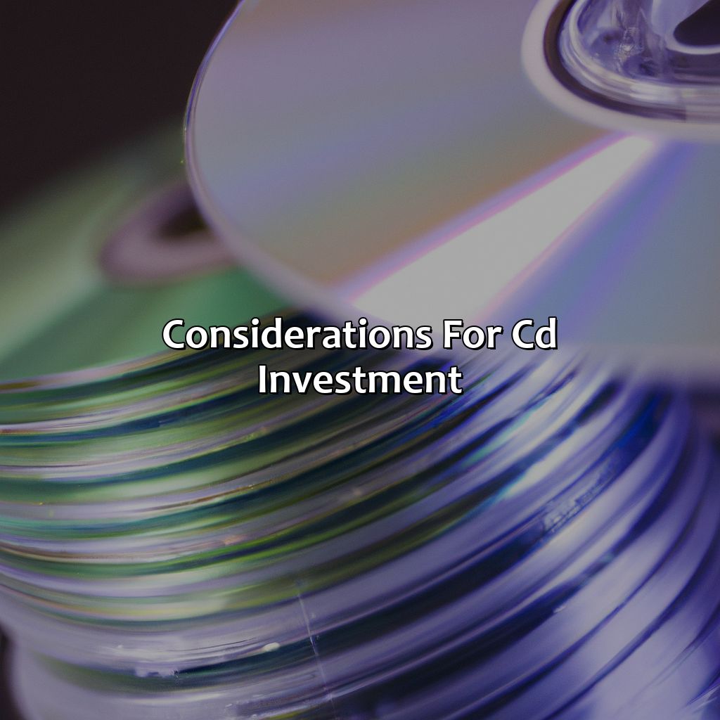 Considerations for CD Investment-what is a cd investment?, 