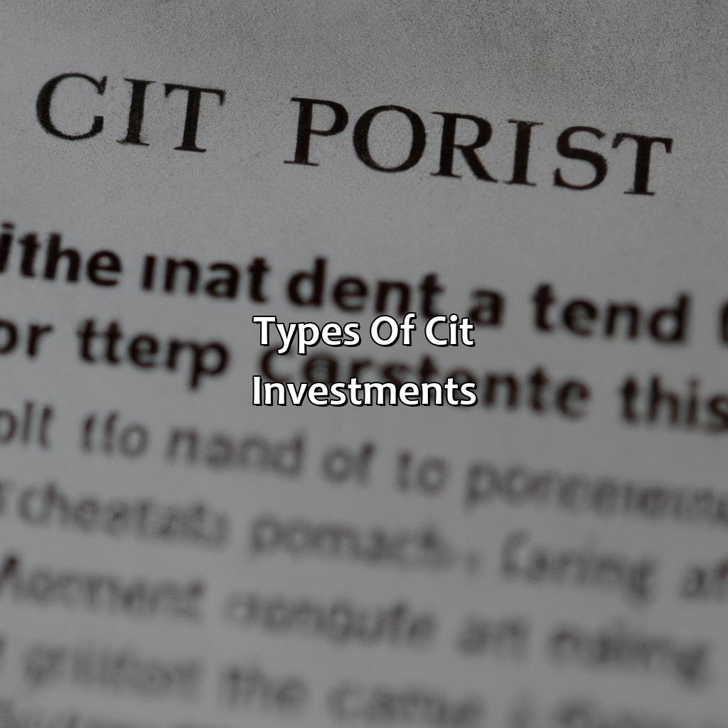 What Is A Cit Investment - Image to u