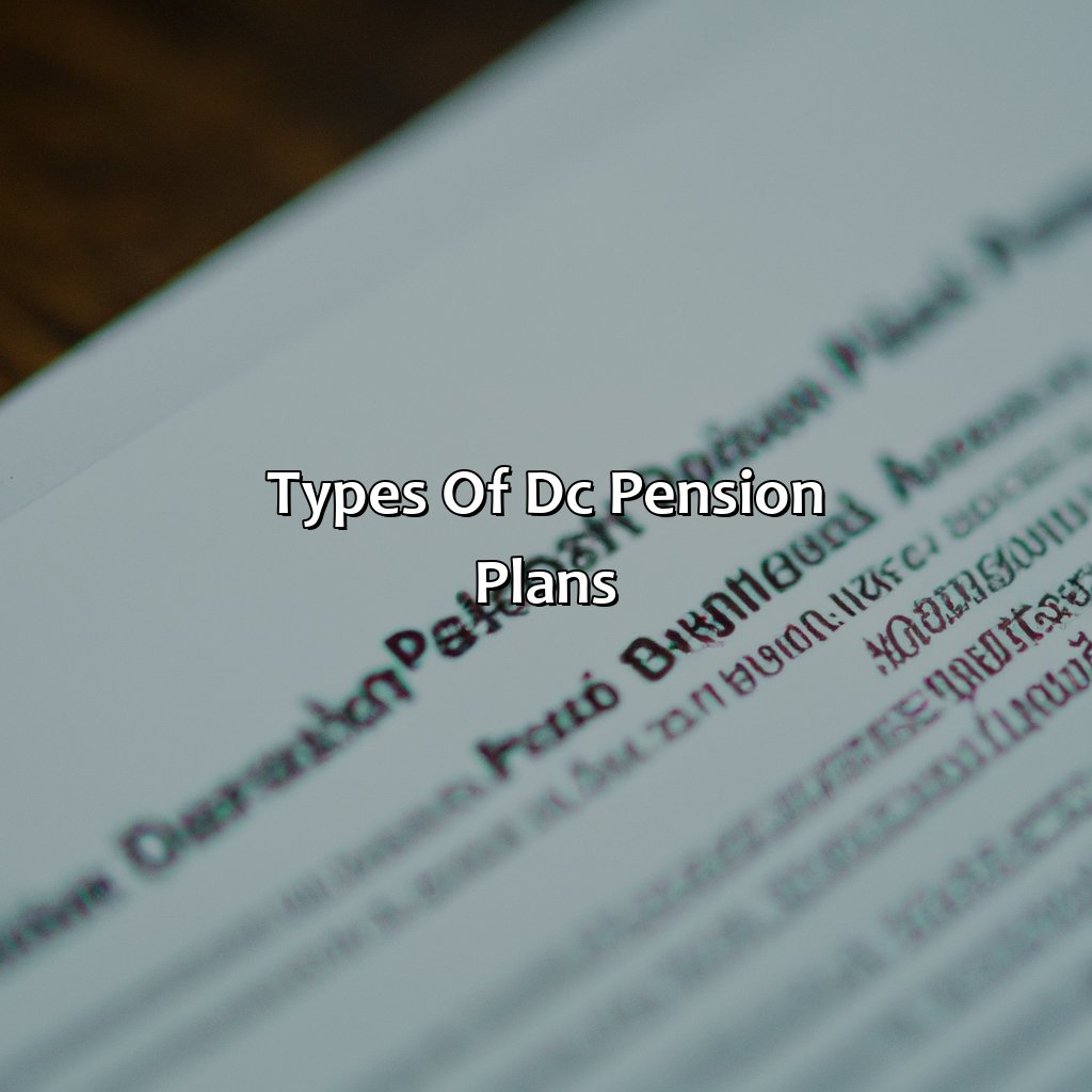 What Is A Dc Pension Plan