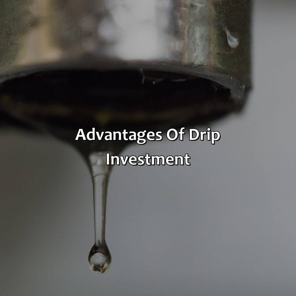 Advantages of Drip Investment-what is a drip investment?, 