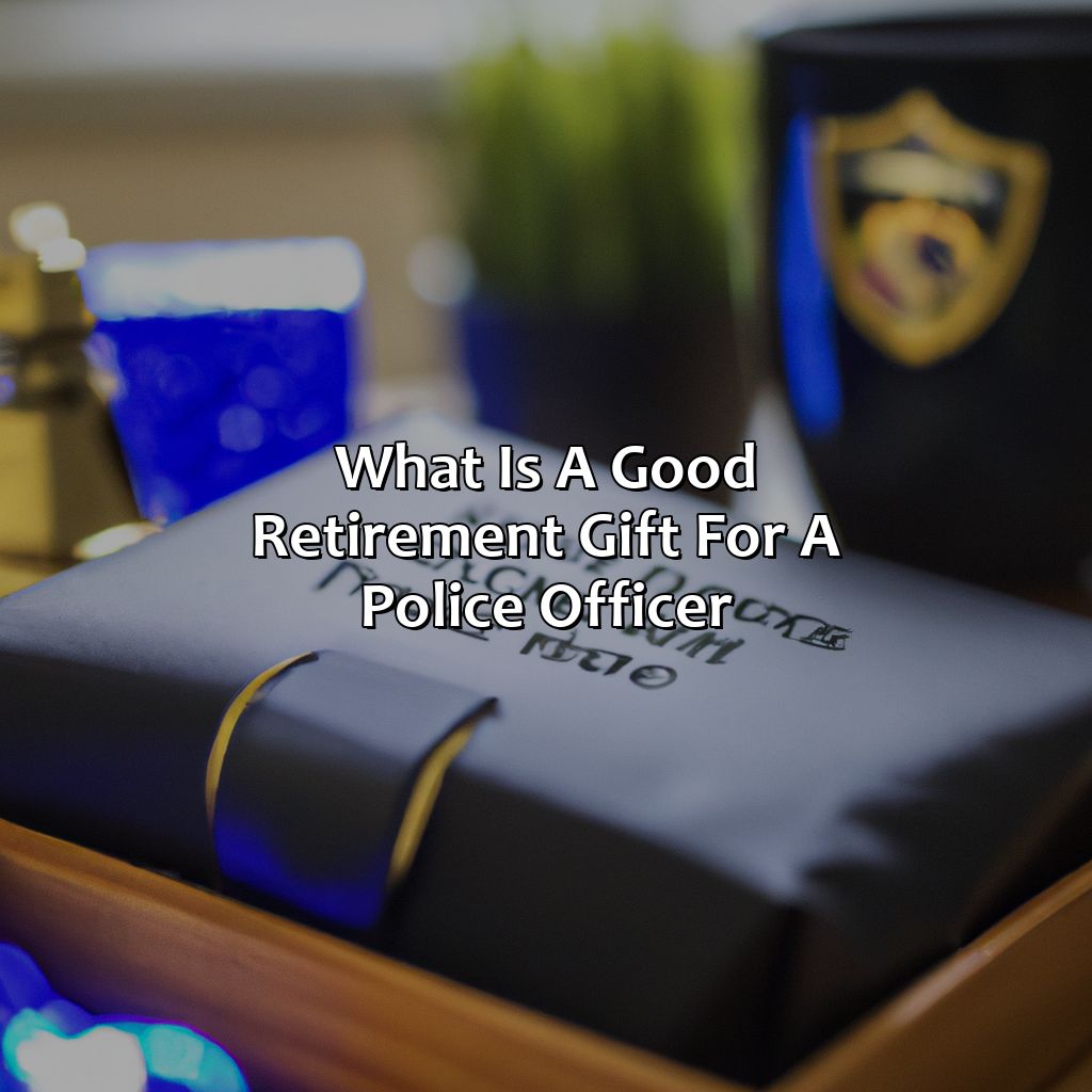 What Is A Good Retirement Gift For A Police Officer?