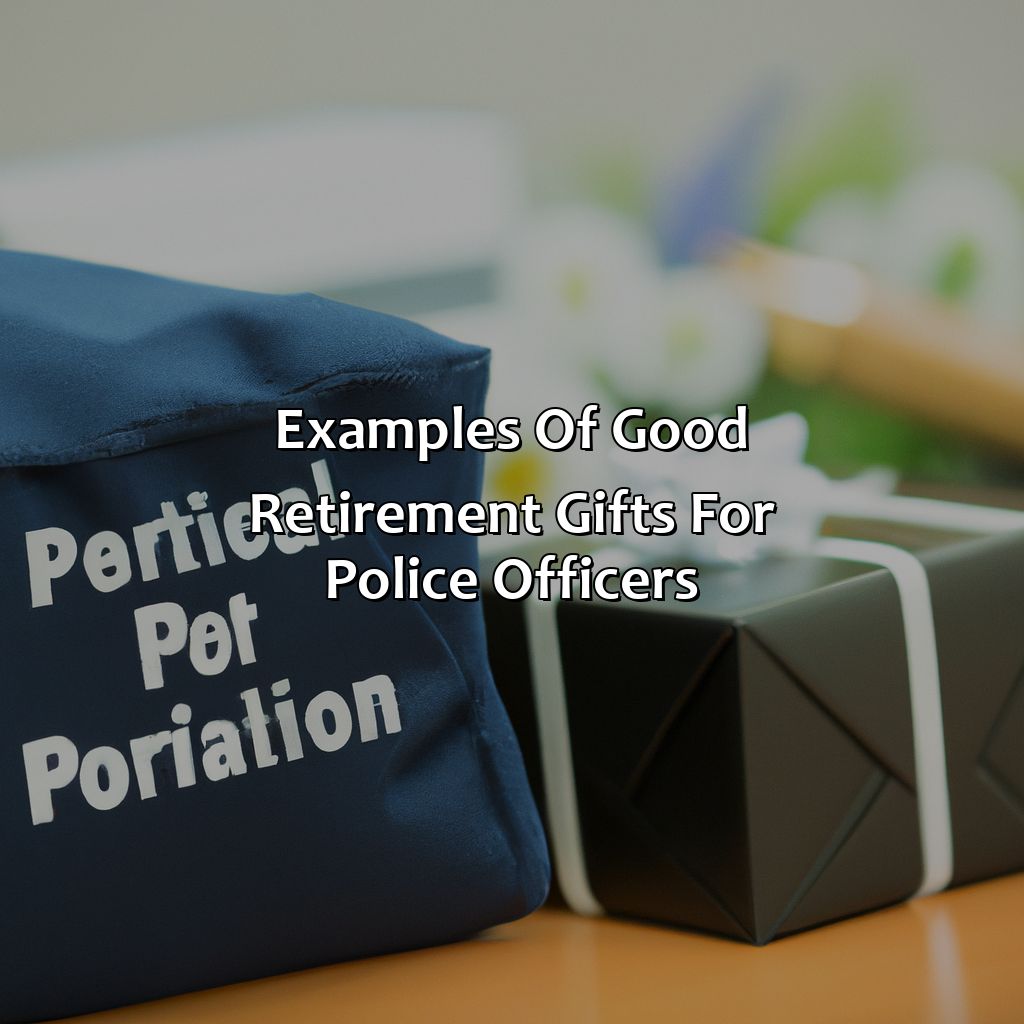 Examples of Good Retirement Gifts for Police Officers-what is a good retirement gift for a police officer?, 