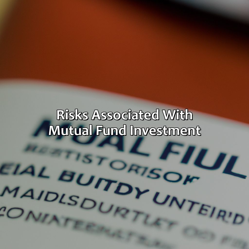 Risks Associated with Mutual Fund Investment-what is a mutual fund investment?, 