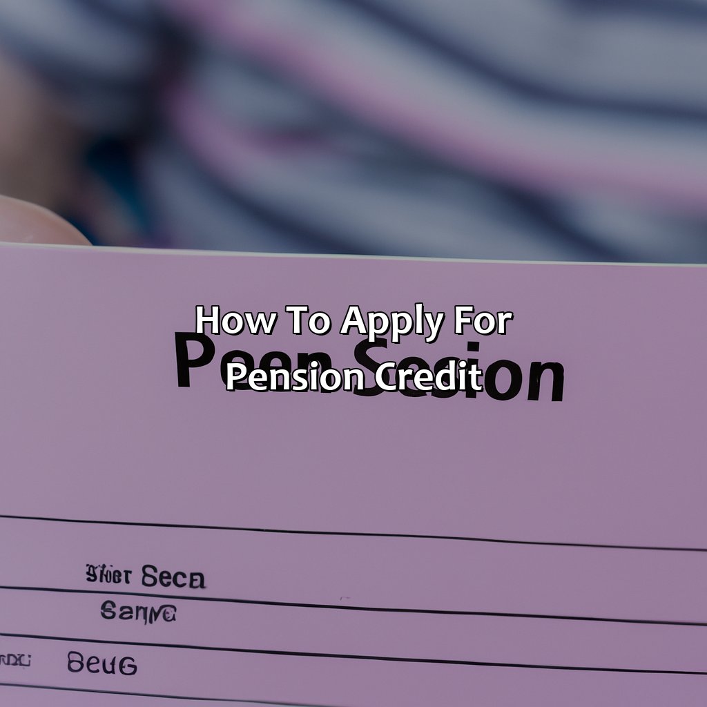 What Is A Pension Credit? - Retire Gen Z