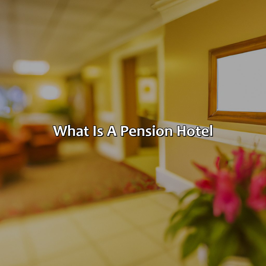 What Is A Pension Hotel?