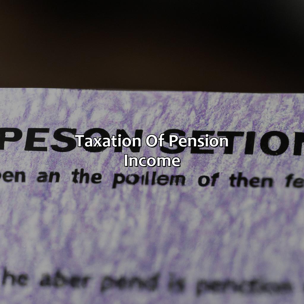 Taxation of Pension Income-what is a pension income?, 