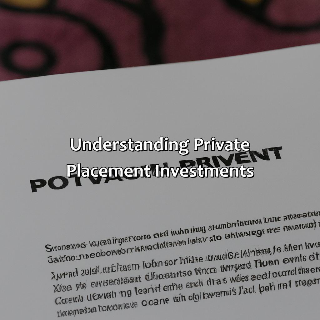 Understanding Private Placement Investments-what is a private placement investment?, 