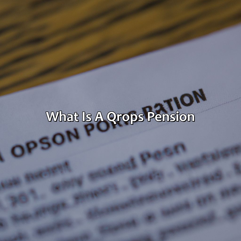 What is a QROPS pension?-what is a qrops pension?, 