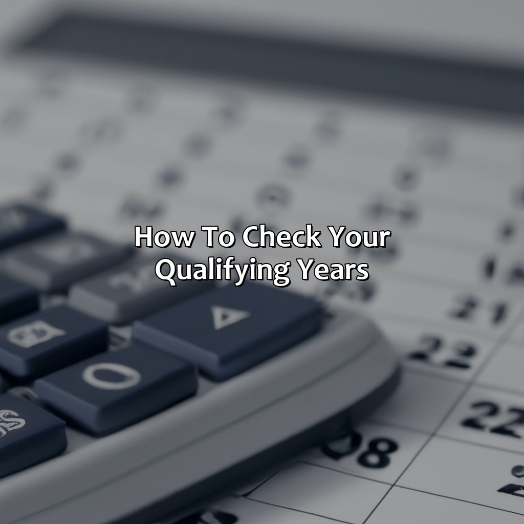 How to Check Your Qualifying Years-what is a qualifying year for uk state pension?, 