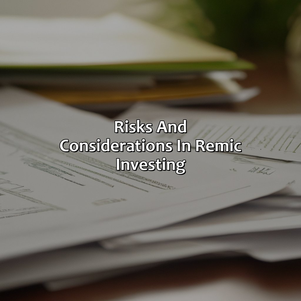 Risks and Considerations in REMIC Investing-what is a real estate mortgage investment conduit (remic)?, 