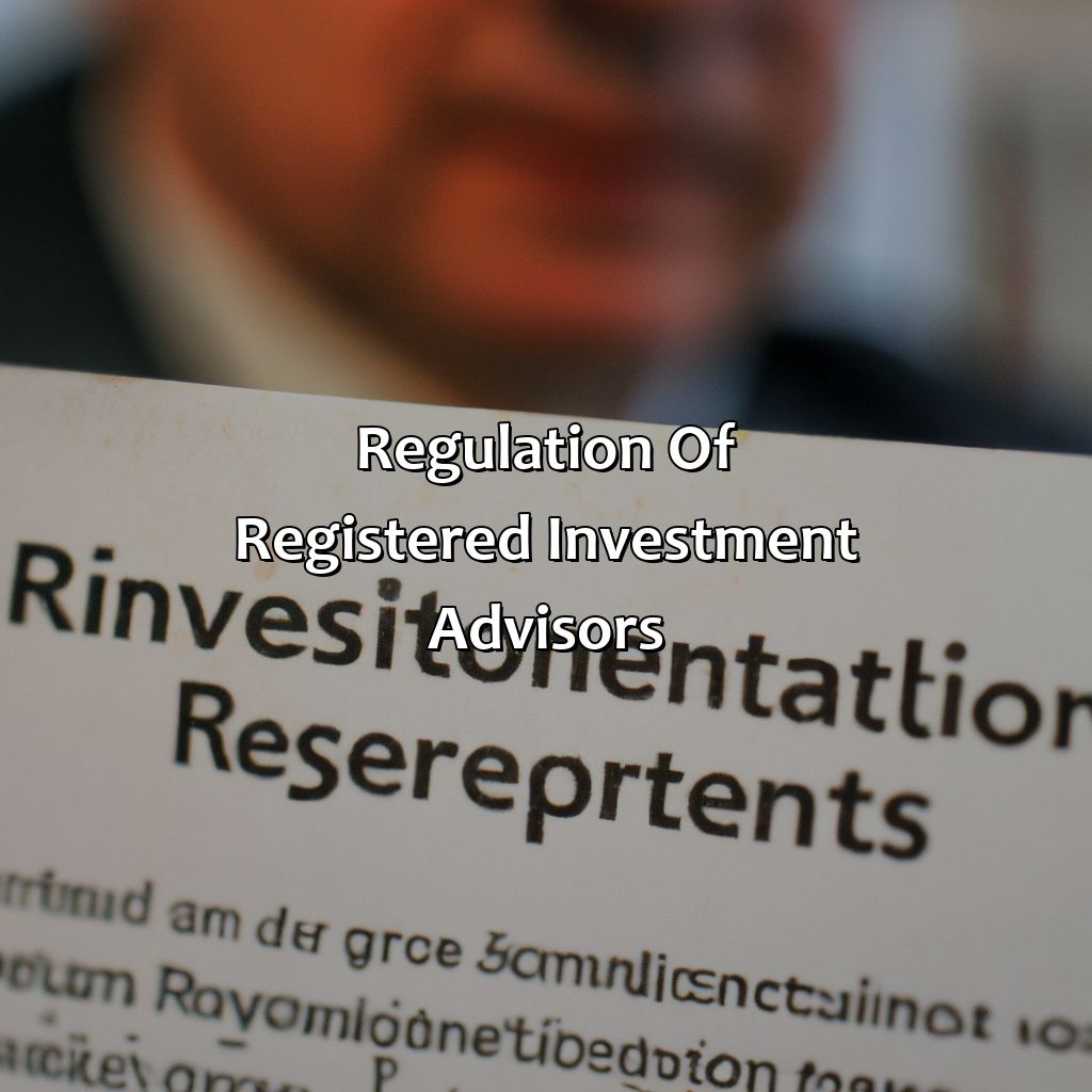 Registered Investment Advisor Act