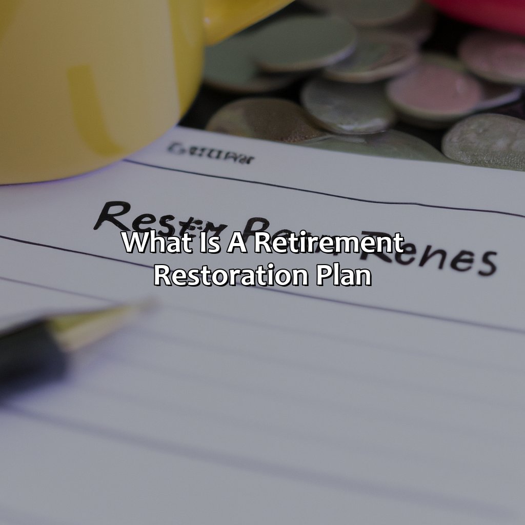 What Is A Retirement Restoration Plan?