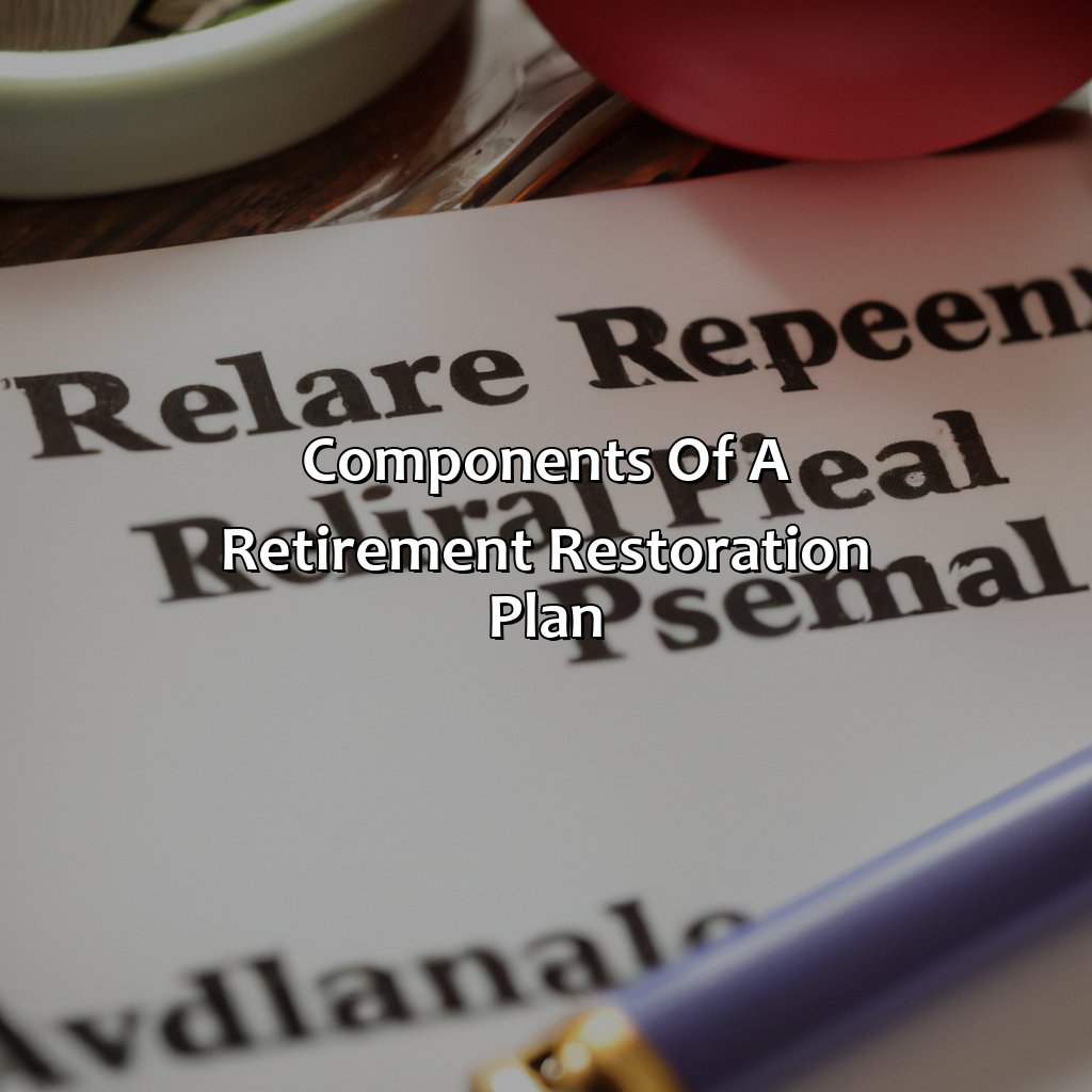 Components of a retirement restoration plan-what is a retirement restoration plan?, 