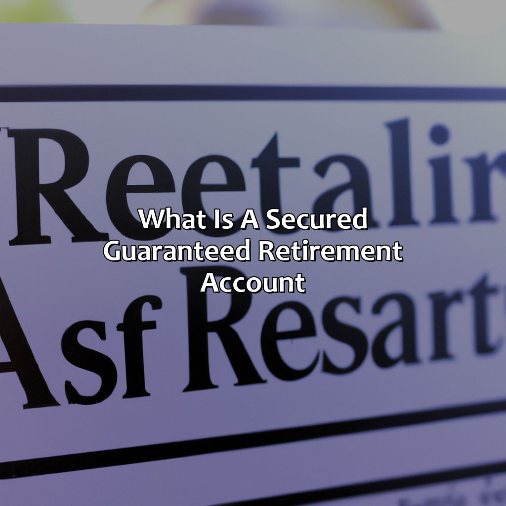 What Is A Secured Guaranteed Retirement Account?
