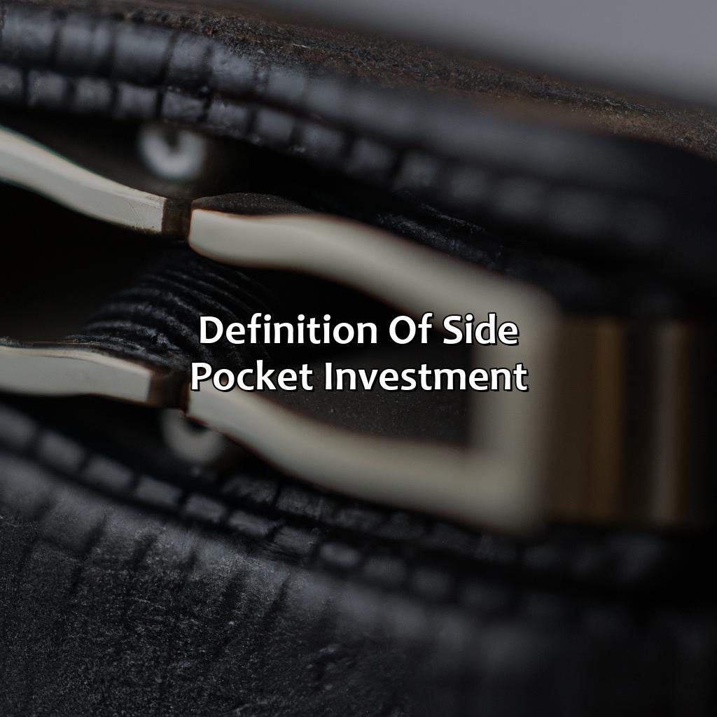 Definition of Side Pocket Investment-what is a side pocket investment?, 