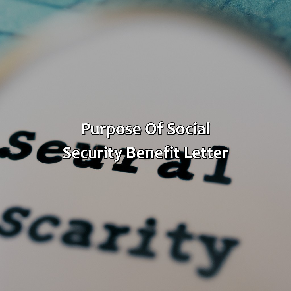 What Is A Social Security Benefit Letter? Retire Gen Z