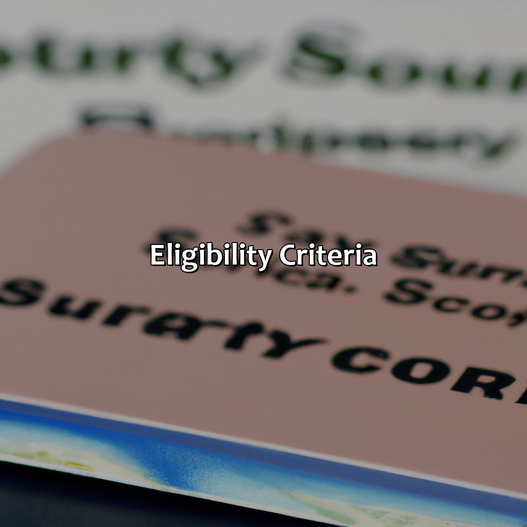 Eligibility Criteria-what is a social security life claim?, 