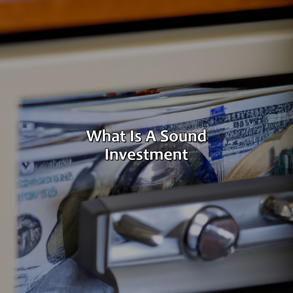 What Is A Sound Investment?