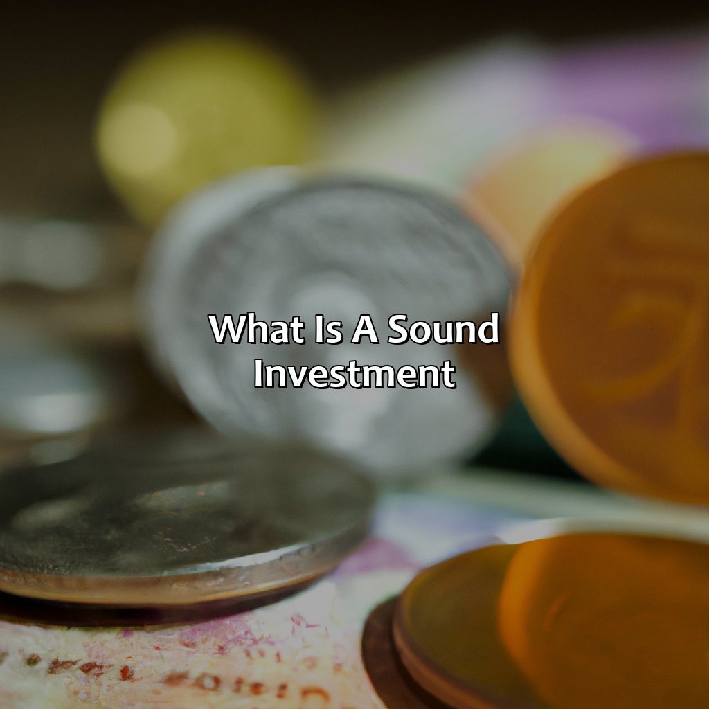 What is a Sound Investment?-what is a sound investment?, 