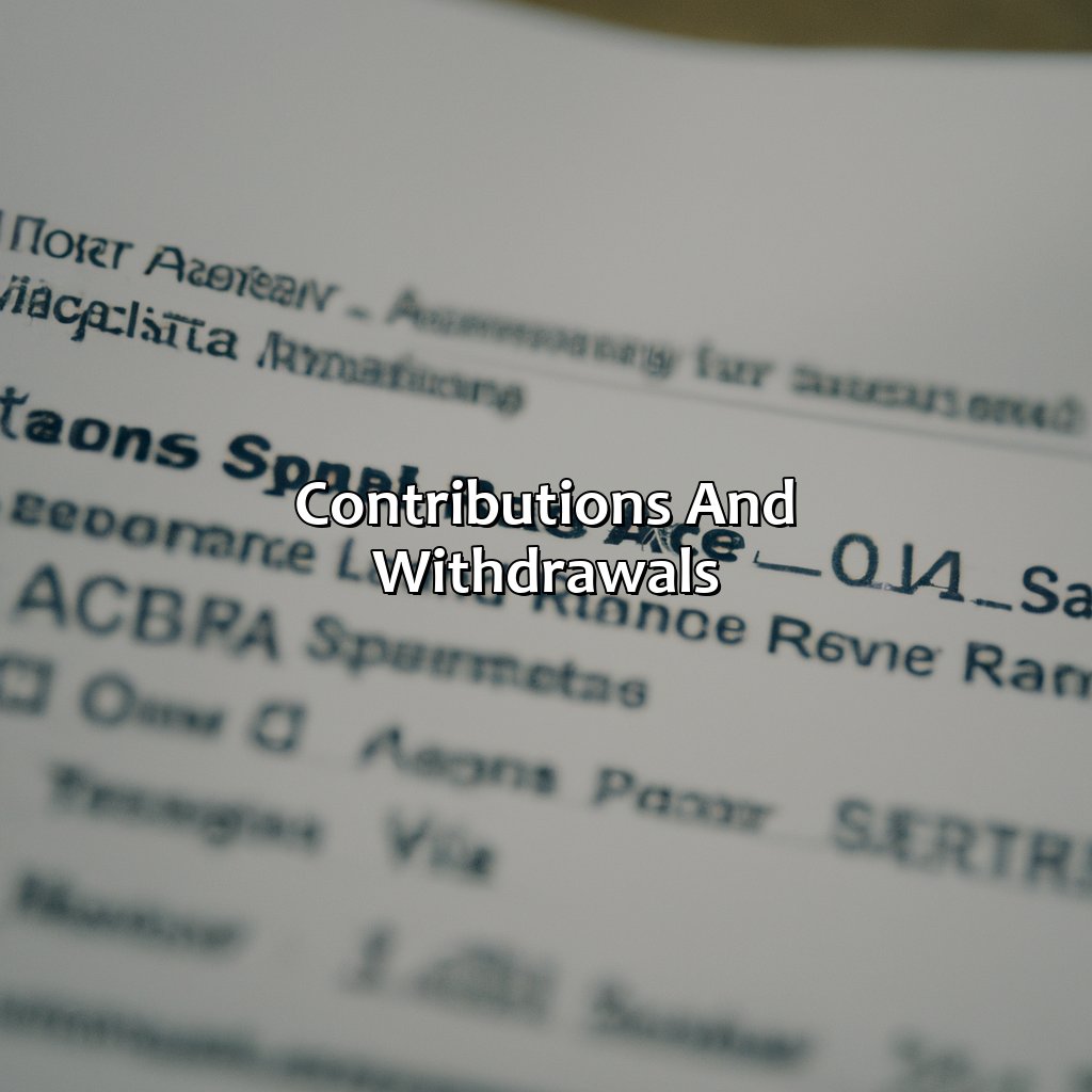 Contributions and Withdrawals-what is a sra retirement account?, 