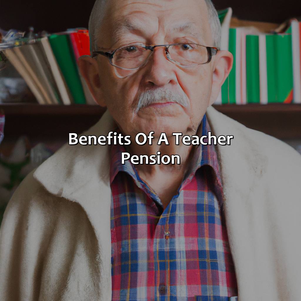 Benefits of a teacher pension-what is a teacher pension?, 