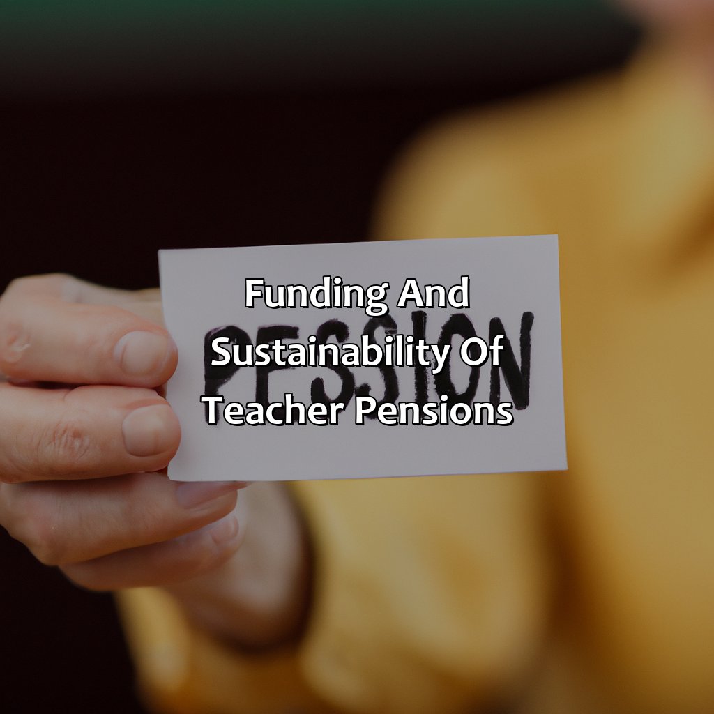 Funding and sustainability of teacher pensions-what is a teacher pension?, 