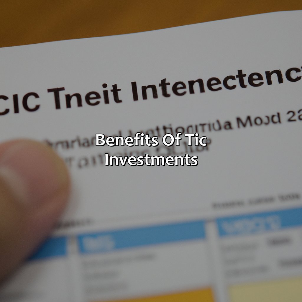 Benefits of TIC Investments-what is a tic investment?, 