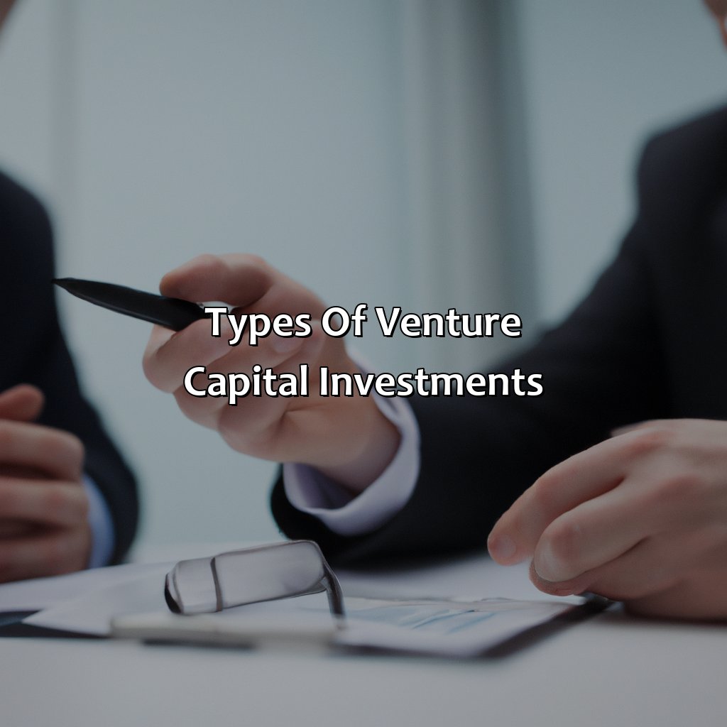 Types of Venture Capital Investments-what is a venture capital investment?, 