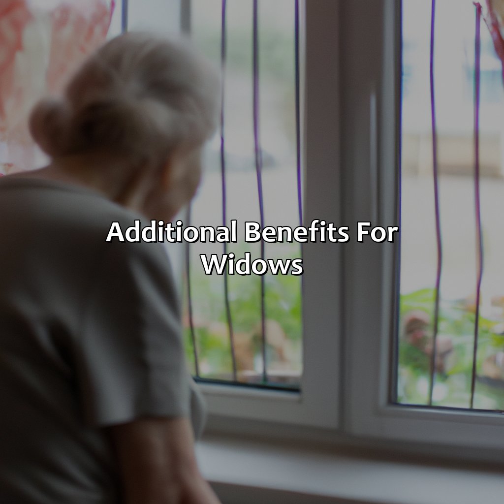 Additional Benefits for Widows-what is a widows pension?, 