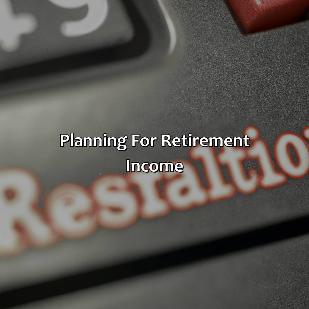 Planning for Retirement Income-what is an average retirement income?, 