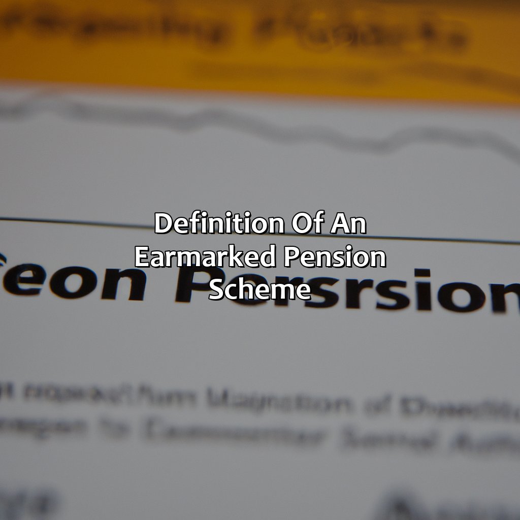 Pension Scheme Definition