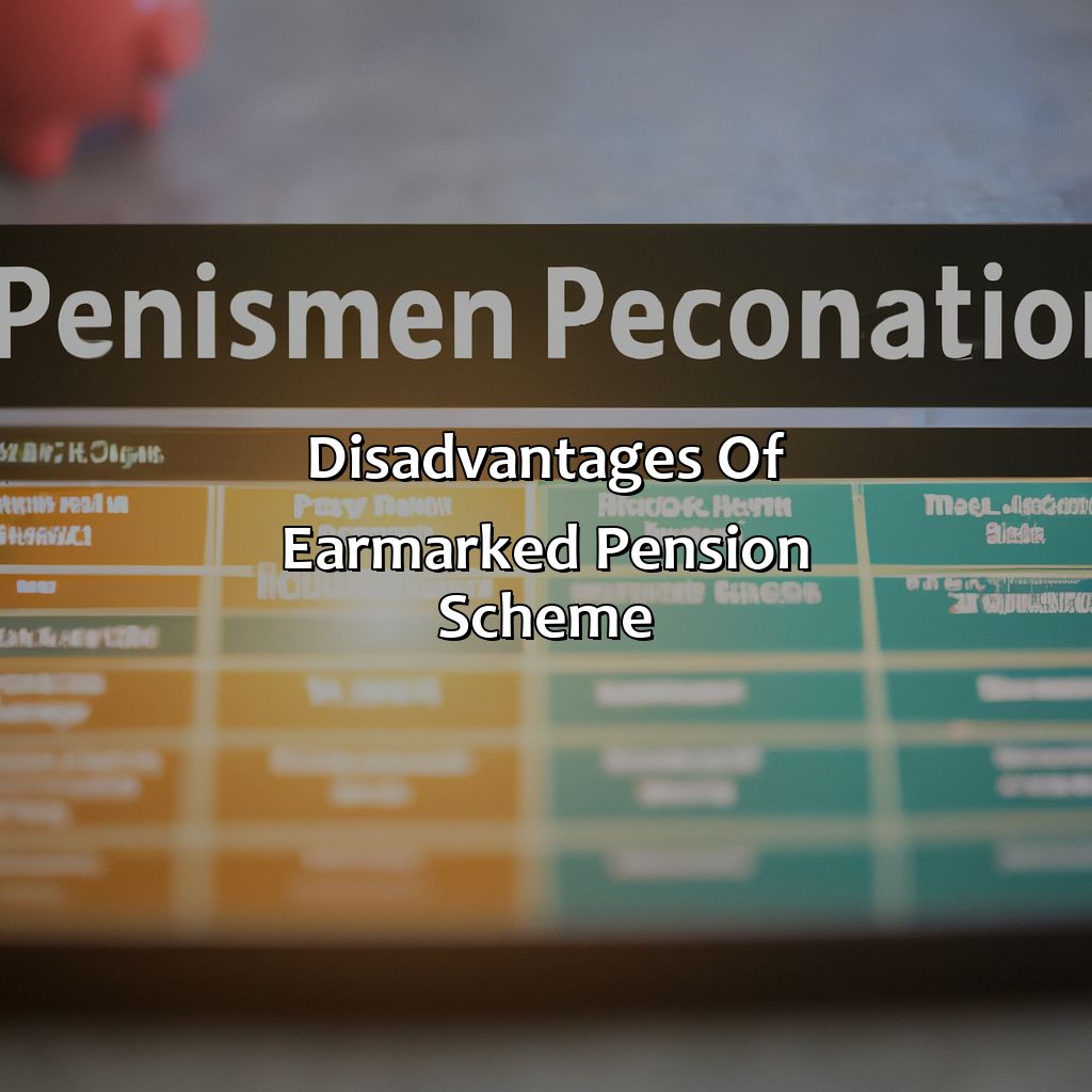 Disadvantages of Earmarked Pension Scheme-what is an earmarked pension scheme?, 