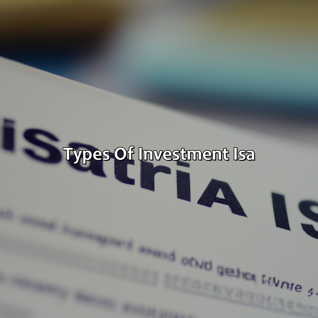 Types of Investment ISA-what is an investment isa?, 