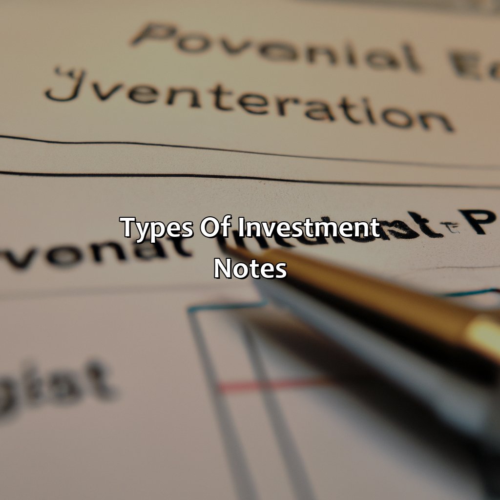 Types of Investment Notes-what is an investment note?, 