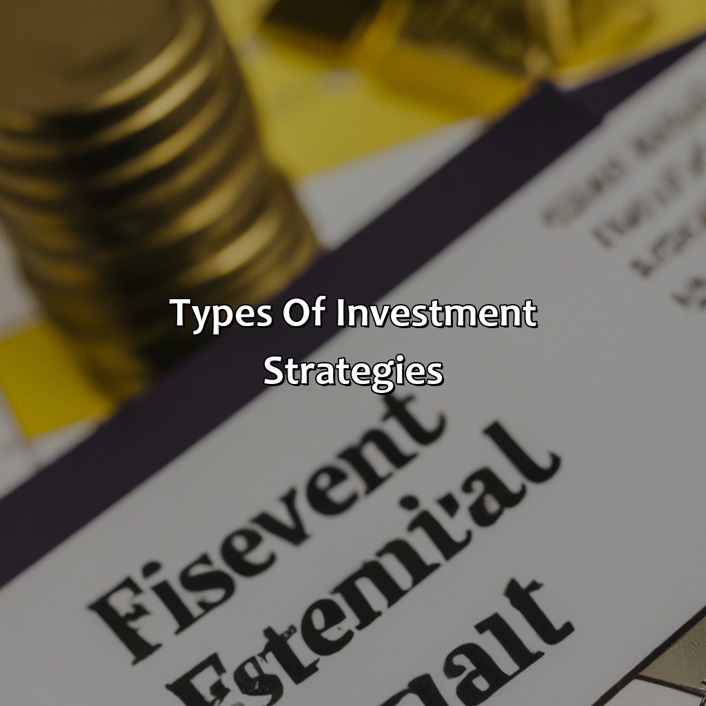 Types of Investment Strategies-what is an investment strategy?, 