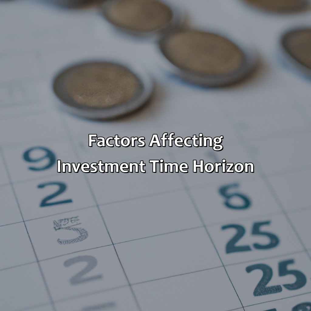 Factors Affecting Investment Time Horizon-what is an investment time horizon?, 