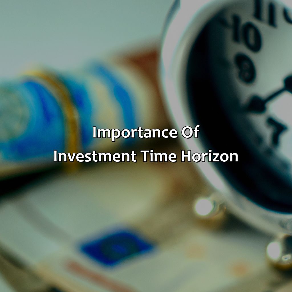 Importance of Investment Time Horizon-what is an investment time horizon?, 