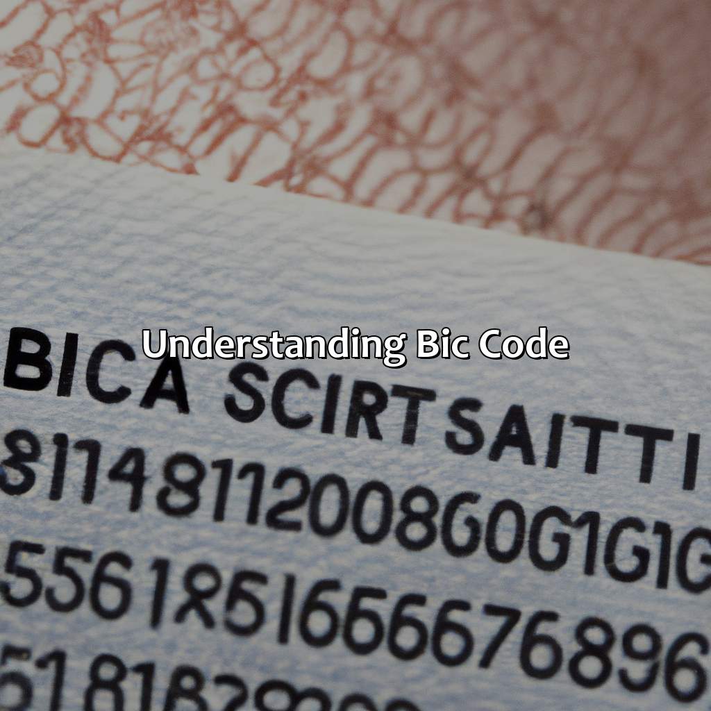 Understanding BIC Code-what is bic code for social security?, 