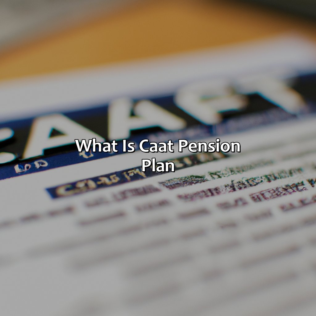 What Is Caat Pension Plan?