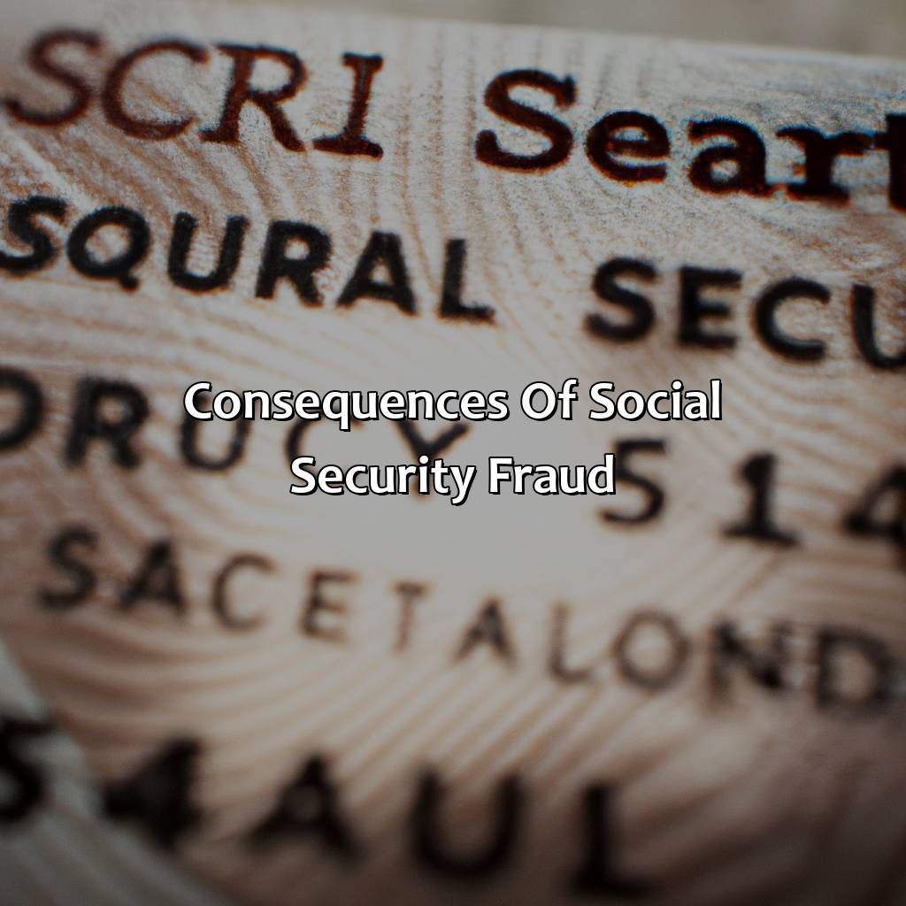 Consequences of Social Security Fraud-what is considered social security fraud?, 